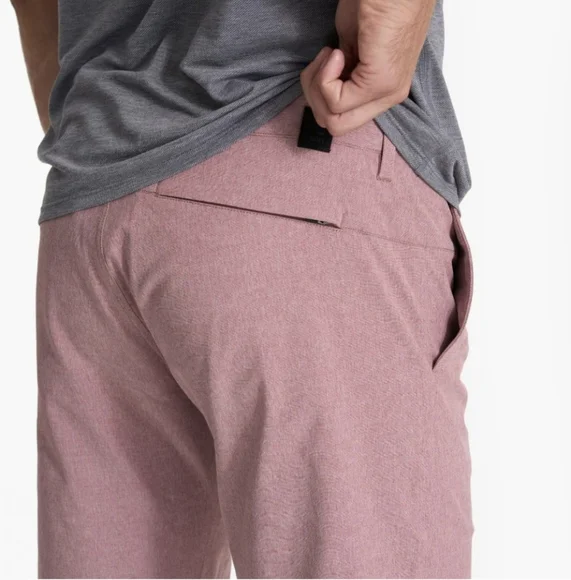 Vuori Aim Shorts in Marsala - Picture 3 of 8